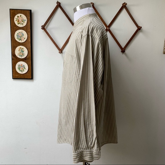 J. Peterman Mandarin Collar Button Down Shirt - Picture 7 of 15